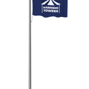 Stainless steel flagpole