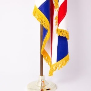 ceremonial flagpole and union flag