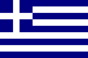 Greece flag - blue and white colours