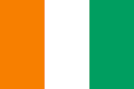 The Ivory Coast flag