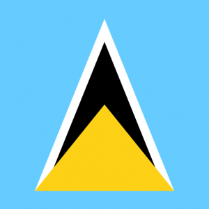 St Lucia flag