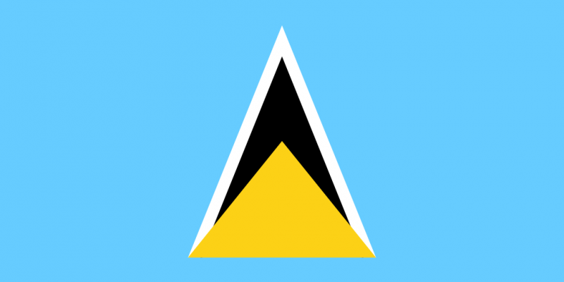 St Lucia flag
