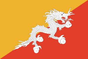 Lesser-known flag - Bhutan