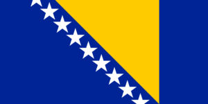 Bosnia flag - Harrison Flagpoles Digital Print Handsewn Eco-flag