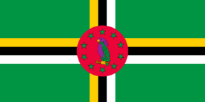 Dominica flag - purple colour in flag