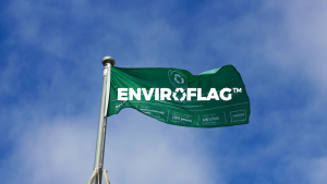 Eco-friendly flag