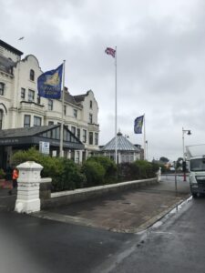 Flagpole at Britannia Hotel