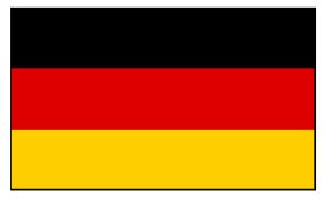 World Cup Germany - black red and yellow colours