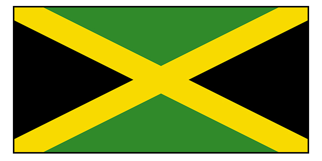 World Cup Jamaica flag