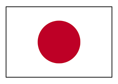 Womens World Cup - Japan flag - white and red colours