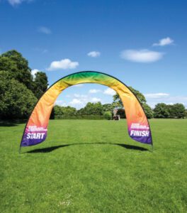 Event arch - great for start and finish markers at sporting events